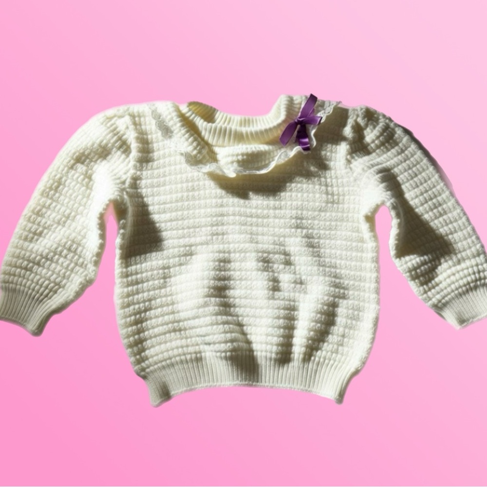 Vintage Baby Sweater - 6-9 months